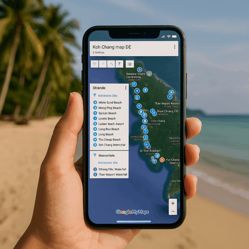 koh chang online karte thailand