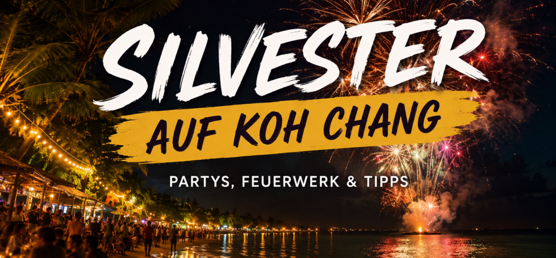 koh chang silvester party feuerwerk